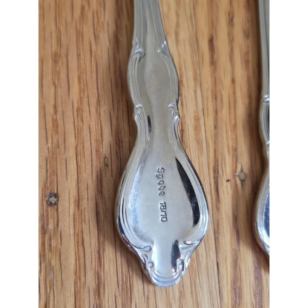 Wallace Silversmiths Spode‎ Christmas Tree  5 Piece Hostess Serving Set